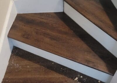 LVT Flooring on Stairs