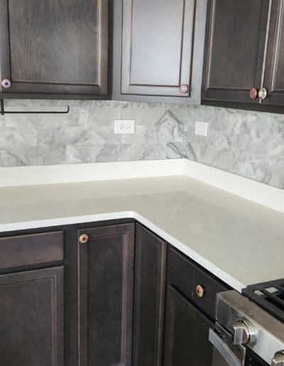 granite kitchen backsplash