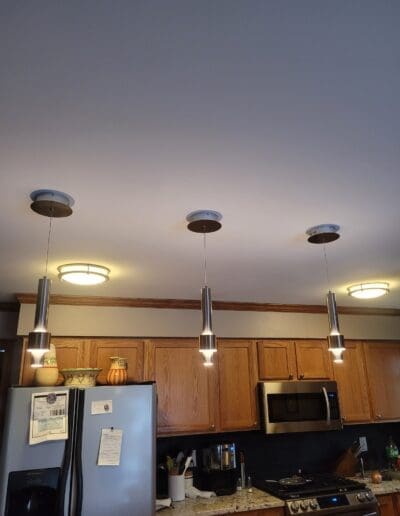 new pendant lights installed